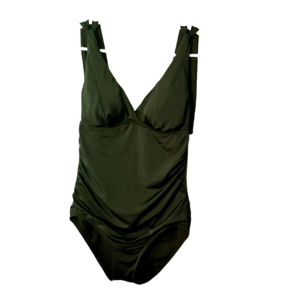 Black one peice womens swimsuit